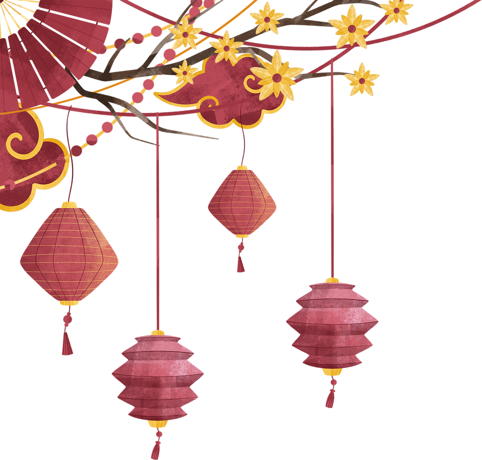 Chinese Lantern Illustration